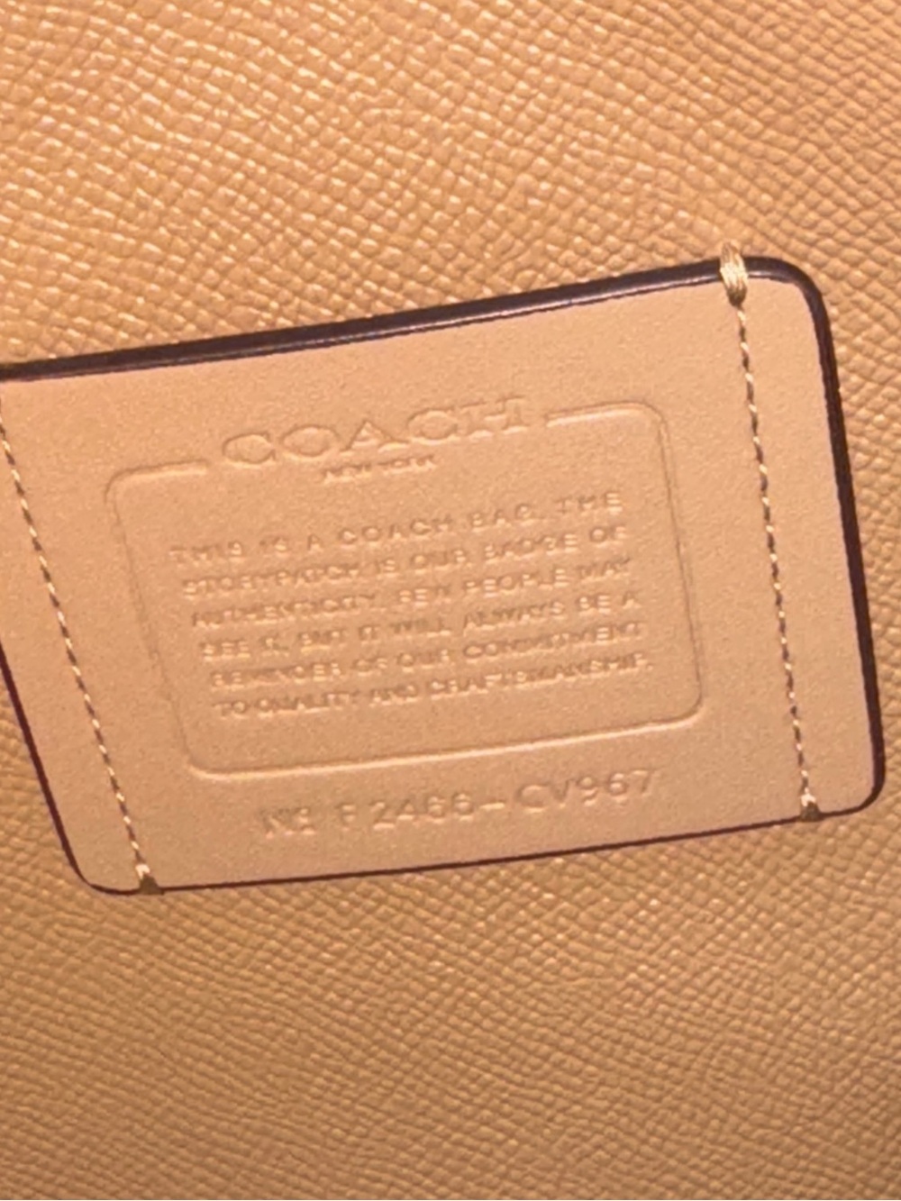 Coach Mollie Tote Bag 25 Beige Nude - Picture 10 of 14